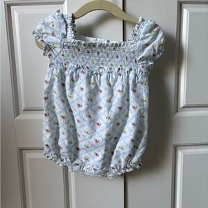 Janie and Jack Floral Baby Outfit